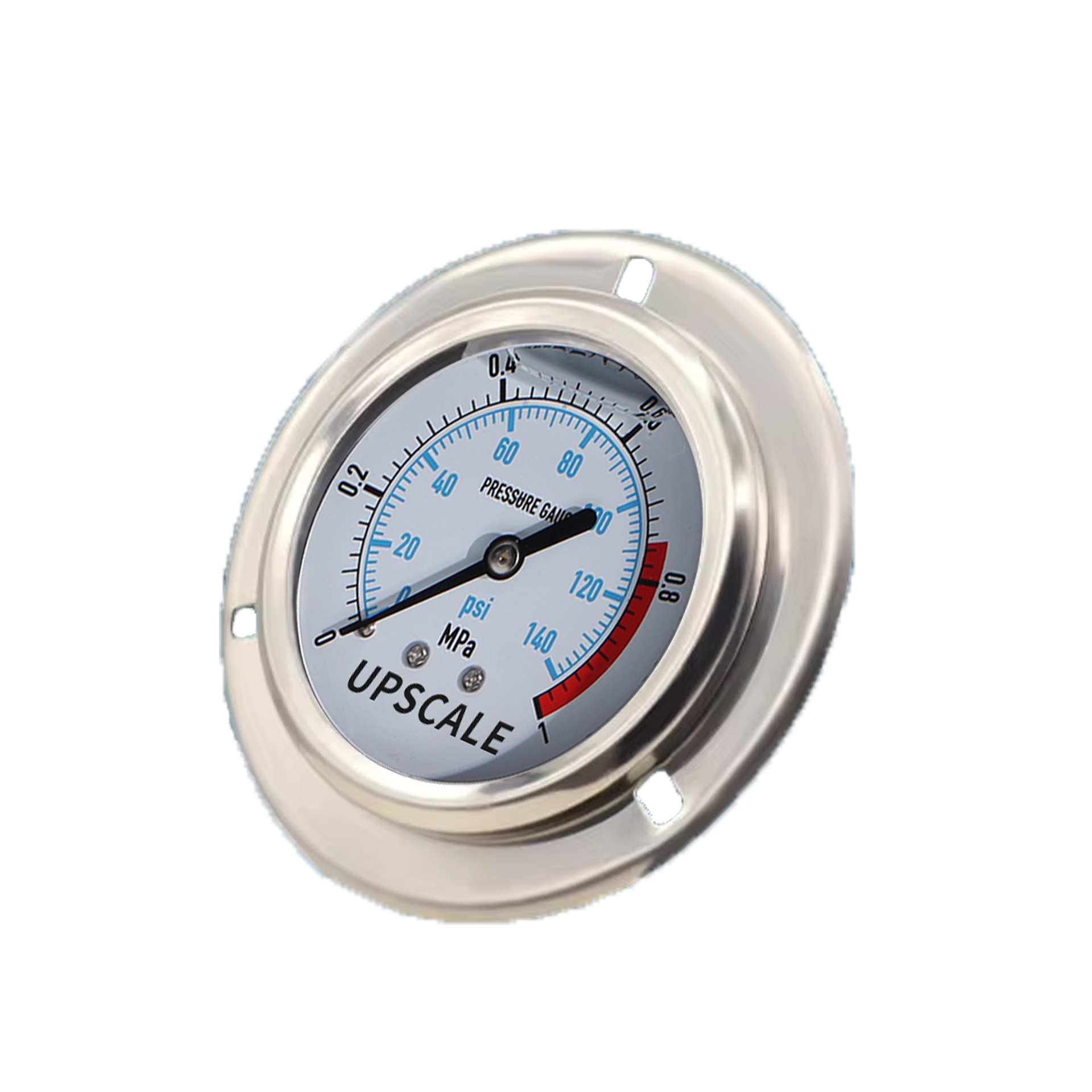 General Pressure Gauge 60mm Axial with Flange - Y60ZT