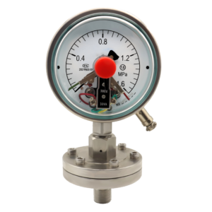 Diaphragm Pressure Gauge 100mm with Flange - YTP100NXCMF