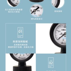 Diaphragm Pressure Gauge 60mm DN32 - YPP60DN32