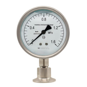 Diaphragm Pressure Gauge 100mm with Flange - YTP100MC