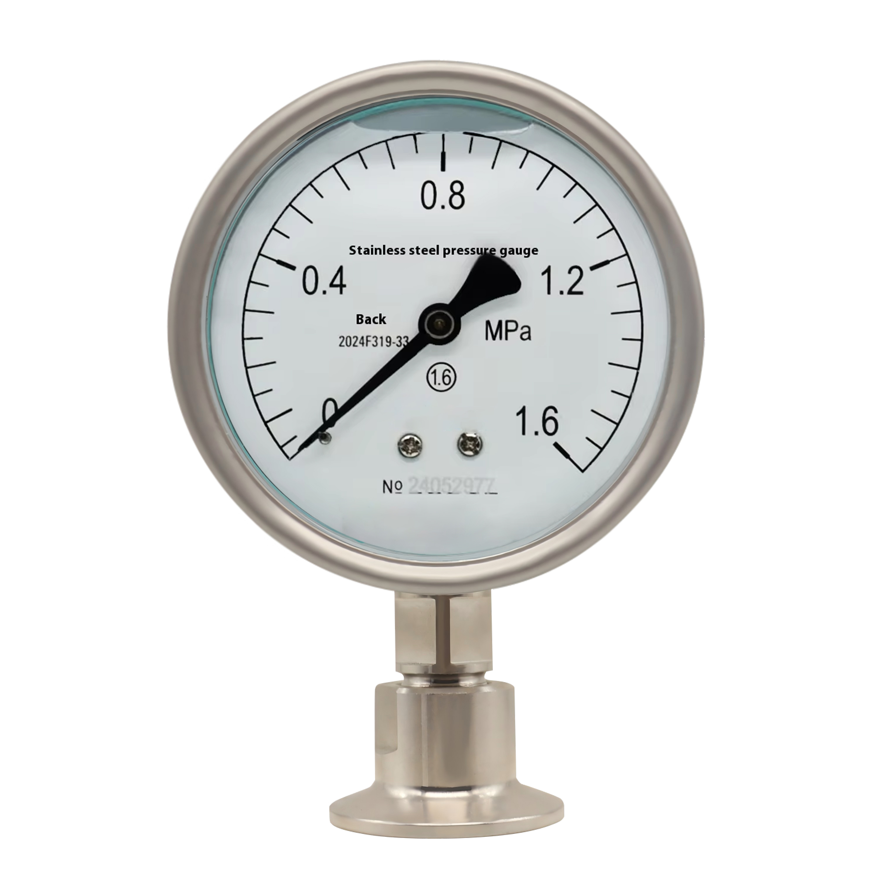 Diaphragm Pressure Gauge 100mm with Flange - YTP100MC