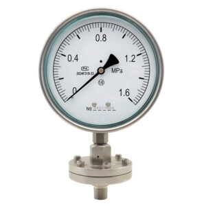 Diaphragm Pressure Gauge 150mm with Flange - YTP150ML