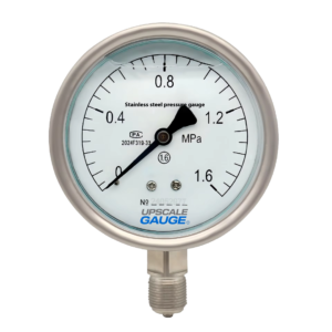 Stainless Steel Pressure Gauge 100mm with Flange - YN100BF