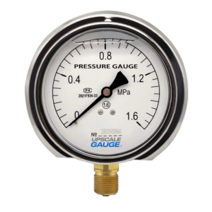 Stainless Steel Pressure Gauge 100mm with Flange - YN100T