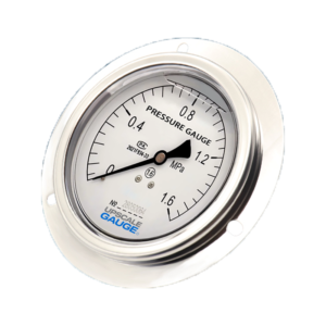 Stainless Steel Pressure Gauge 100mm Axial with Flange - YN100ZTBF