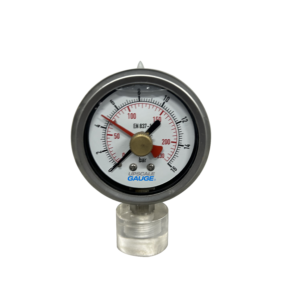 Stainless Steel Pressure Gauge 60mm Dual Pointer - YN60DP