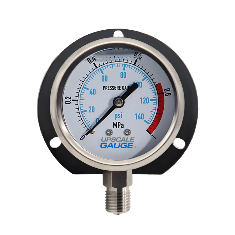 Stainless Steel Pressure Gauge 60mm with Flange - YN60T