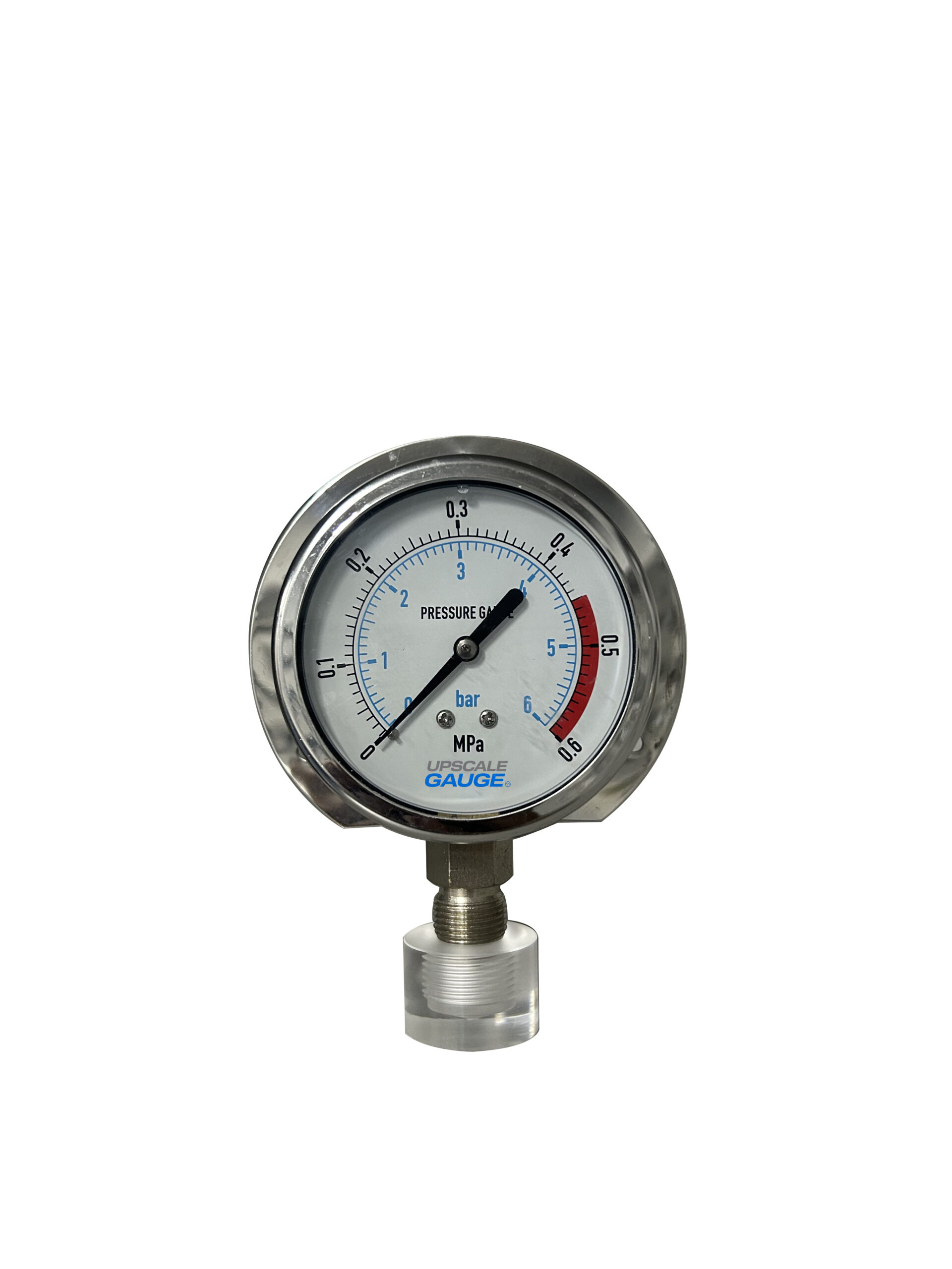 Stainless Steel Pressure Gauge 75mm with Flange - YN75T