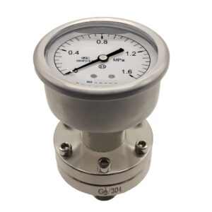 Axial Threaded Diaphragm Pressure Gauge 60mm - YTP60ZML